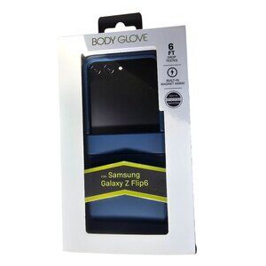 Body Glove - Protective Folding Magnetic Case - Samsung Galaxy Z Flip6 - Navy Bl